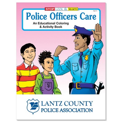 Coloring Book: Police Officers Care