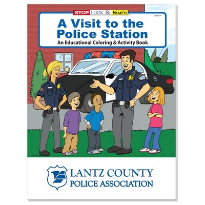Coloring Book: A Visit to the Police Station